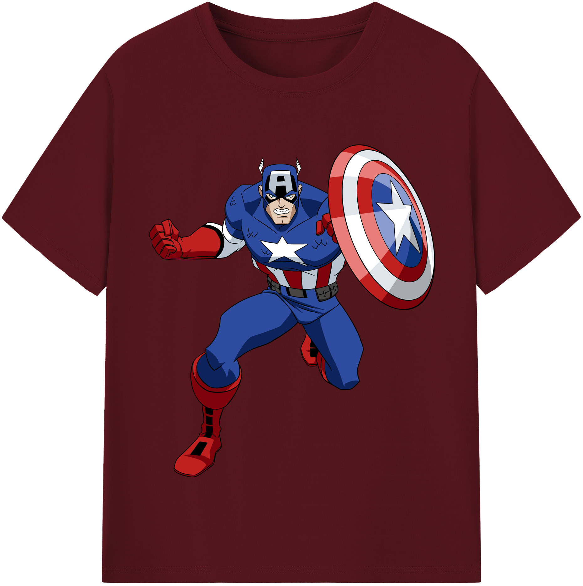 （画像用） アベンジャーズ The Avengers 綿100％半袖Tシャツ（フロントプリント）